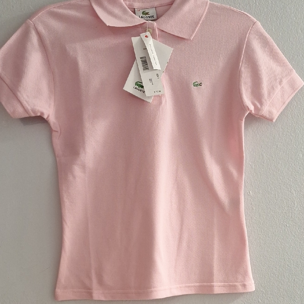 Lacoste Women's Light Pink Polo Shirt